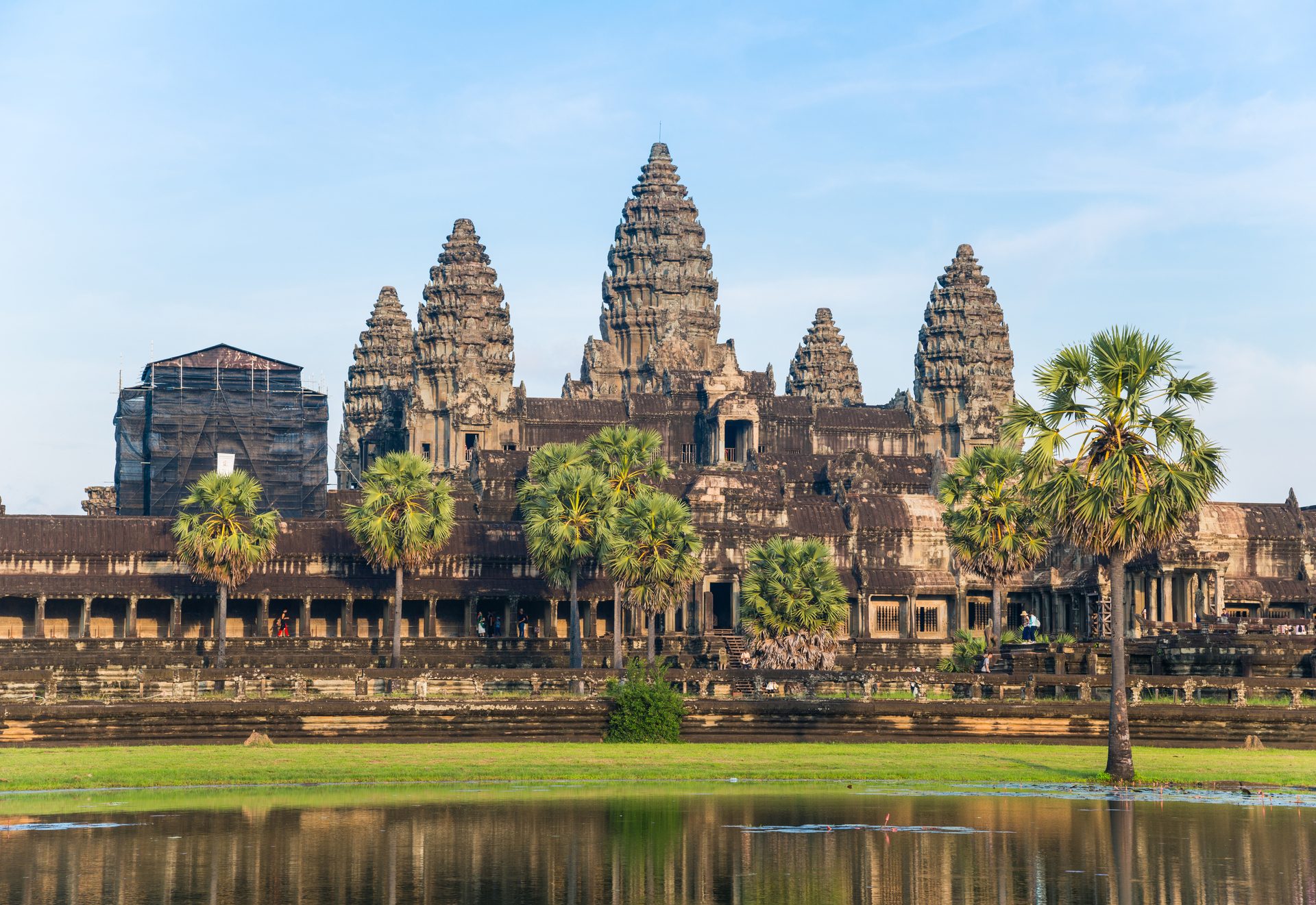 The towers of Angkor Wat temple in Cambodia